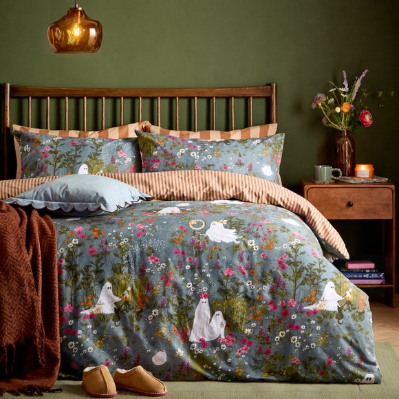 Furn. Bootanical Forest Polycotton Duvet Cover & Pillowcase Set