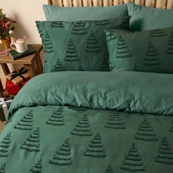 Duvet Day Trees Soft Tufted Duvet Cover & Pillowcase Set
