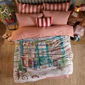 Furn. Merry And Bright Brushed Polycotton Duvet Cover & Pillowcase Set