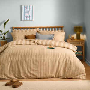 Furn. The Ultimate Stripe Polycotton Duvet Cover & Pillowcase Set