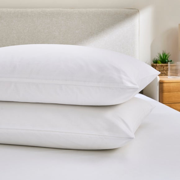 Fogarty Set of 2 Anti-Bacterial 100% Cotton Pillow Protectors