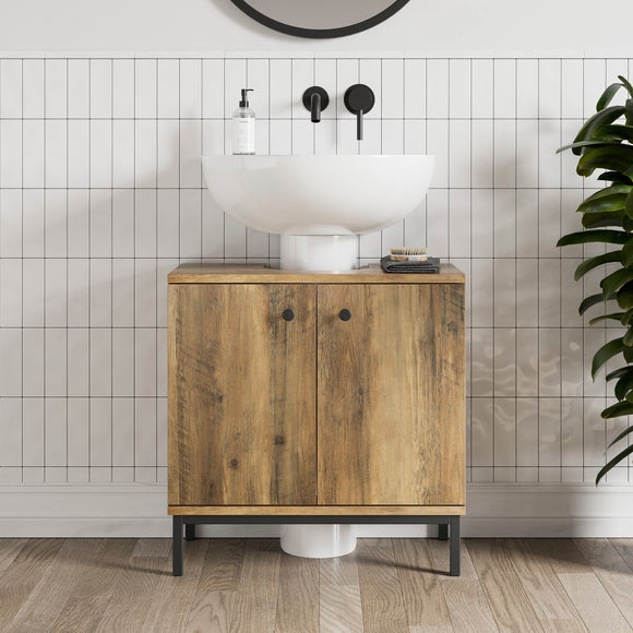 View Fulton Undersink Unit- Rustic Pine Effect View Fulton Undersink Unit- Rustic Pine Effect