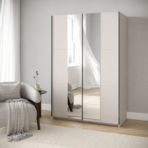 Ivan 181cm Sliding Wardrobe With 2 Mirrors
