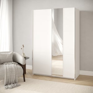 Jax 120cm Sliding Wardrobe With 1 Mirror