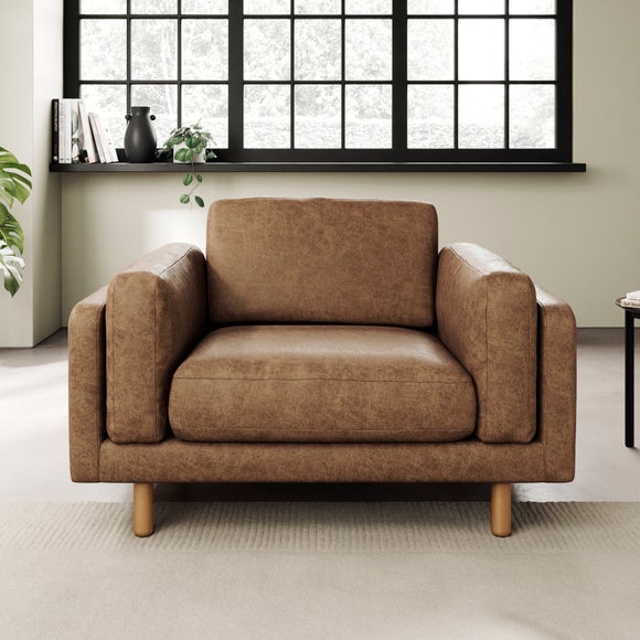 Newton Arizona Faux Leather Snuggle Chair