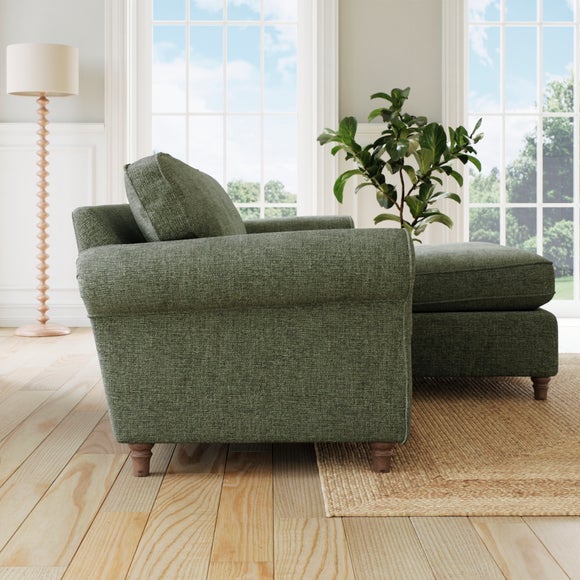 Photo 3 of Flori Chenille Soft Texture Corner Chaise Sofa Photo 3 of Flori Chenille Soft Texture Corner Chaise Sofa