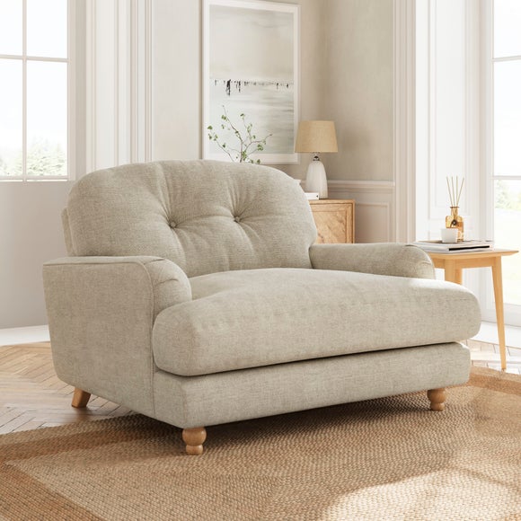 Martha Basket Weave Snuggle Chair