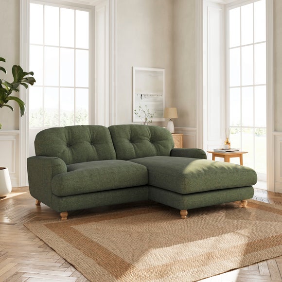 Martha Corner Chaise Chenille Soft Texture Sofa