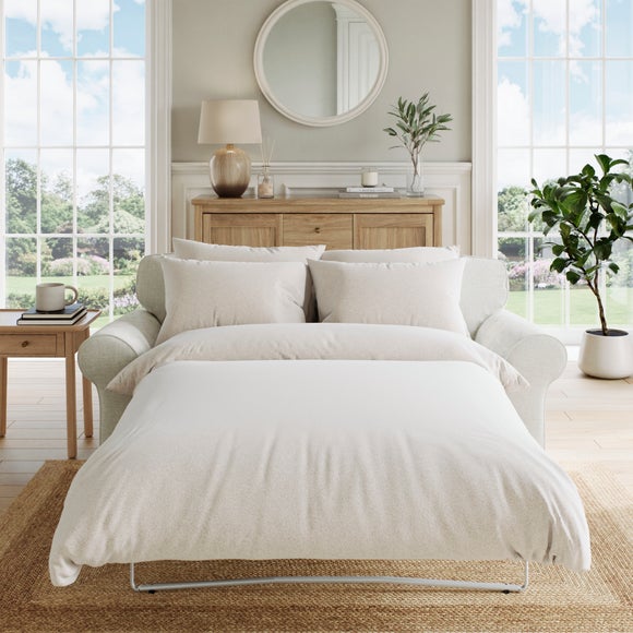 Flori Chenille Soft Texture 2 Seater Sofa Bed