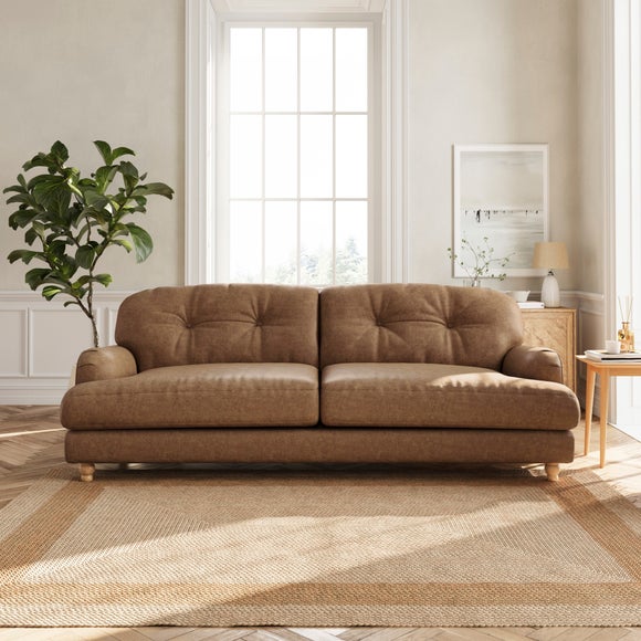 Martha 4 Seater Arizona Faux Leather Sofa