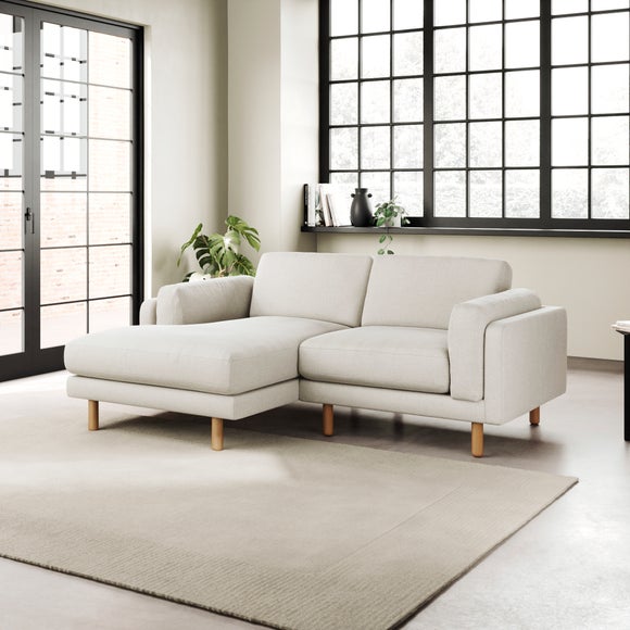 Newton Chenille Soft Texture Corner Chaise Sofa