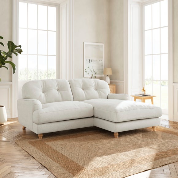 Martha Corner Chaise Chenille Soft Texture Sofa
