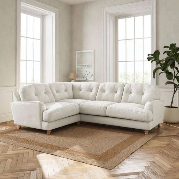 Martha Chenille Soft Texture Full Corner Sofa