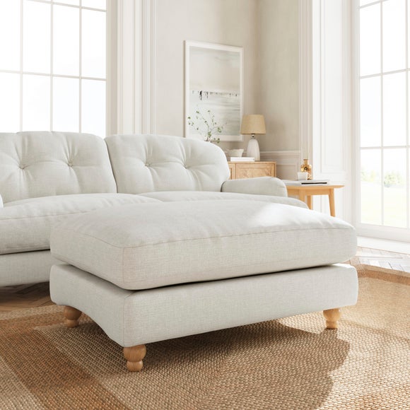 View Martha Chenille Soft Texture Footstool