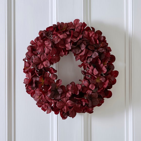 Artificial Hydrangea Wreath
