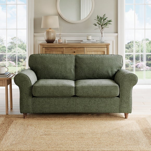 Flori Chenille Soft Texture 2 Seater Sofa