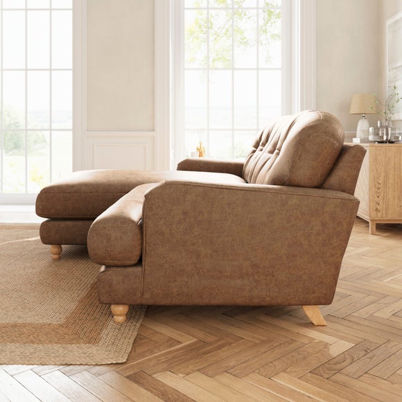 Photo 3 of Martha Corner Chaise Arizona Faux Leather Sofa Photo 3 of Martha Corner Chaise Arizona Faux Leather Sofa