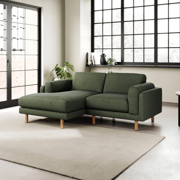 Newton Chenille Soft Texture Corner Chaise Sofa