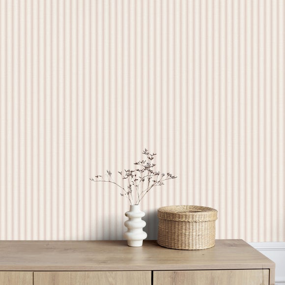 Ticking Stripe Wallpaper