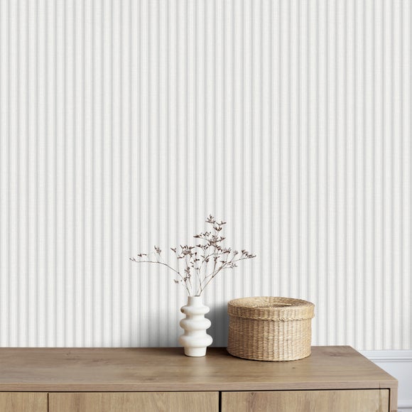 Ticking Stripe Wallpaper