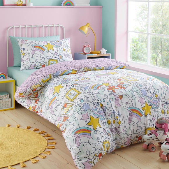 Bedlam Doodle Hobby Duvet Cover & Pillowcase Set