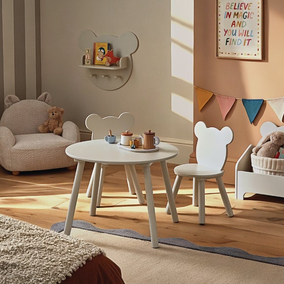 CuddleCo Bear Play Table & 2 Chair Set