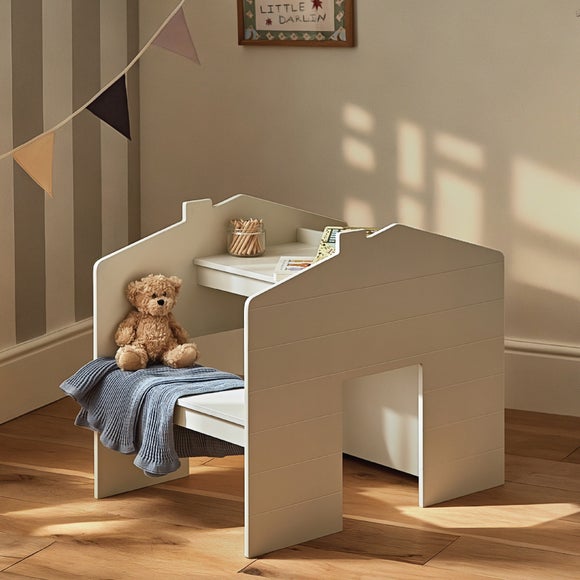 CuddleCo House Chalkboard Desk & Bench Set