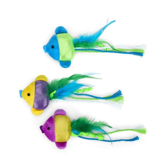 PetFace Catkins Shiny Fish Cat Toy