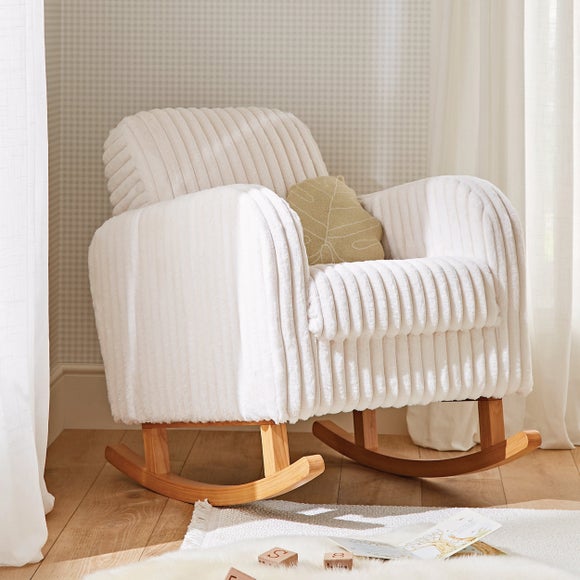 CuddleCo Etta Faux Fur Nursing Chair