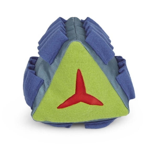 PetFace Fabric Snuffle Triangle Puzzle Toy