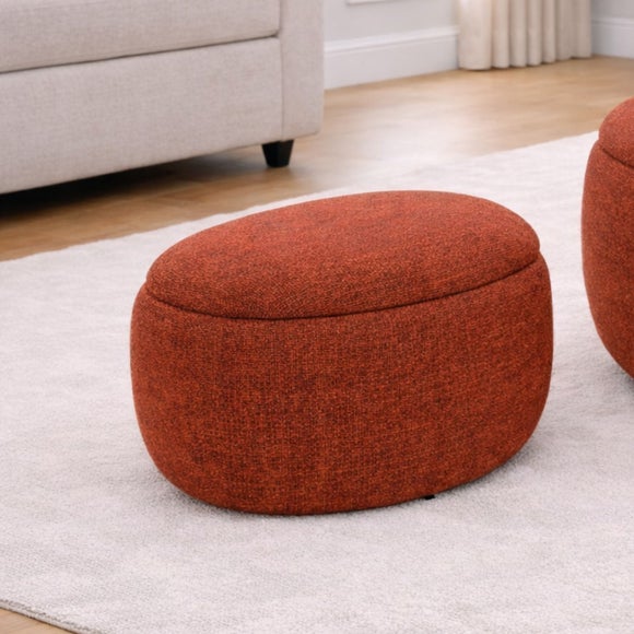 Image Furnishings Westhill Chenille Small Storage Footstool