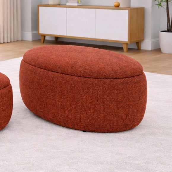Image Furnishings Westhill Chenille Large Storage Footstool