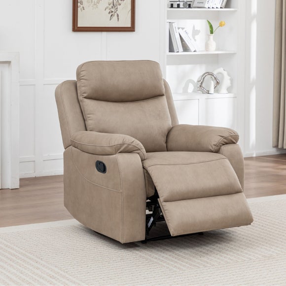 View Image Furnishings Aviemore Faux Leather Manual Reclining Chair View Image Furnishings Aviemore Faux Leather Manual Reclining Chair
