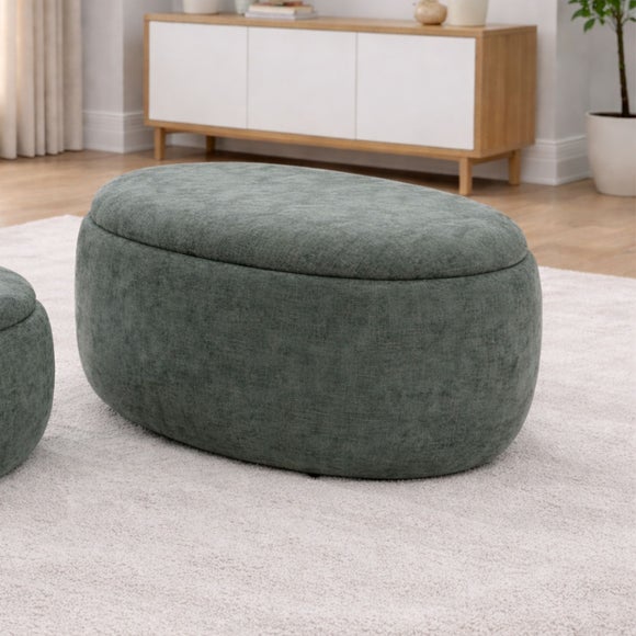 View Westhill Chenille Large Storage Footstool View Westhill Chenille Large Storage Footstool