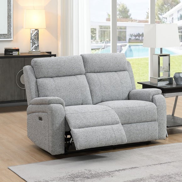 Bilston Textured Weave 2 Seater Power Reclining Sofa