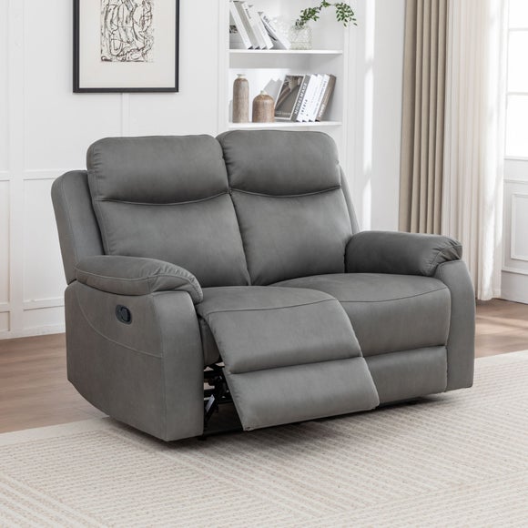 View Aviemore Faux Leather 2 Seater Manual Reclining Sofa View Aviemore Faux Leather 2 Seater Manual Reclining Sofa