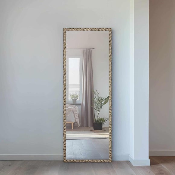 Nielsen Florentina Mosaic Effect Rectangle Full Length Wall Mirror