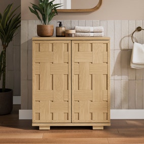 Return - Rhodes 2 Door Cabinet, Oak