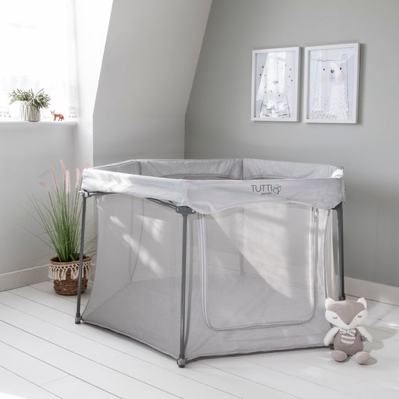 Return - Tutti Bambini Hexa Playpen, Grey