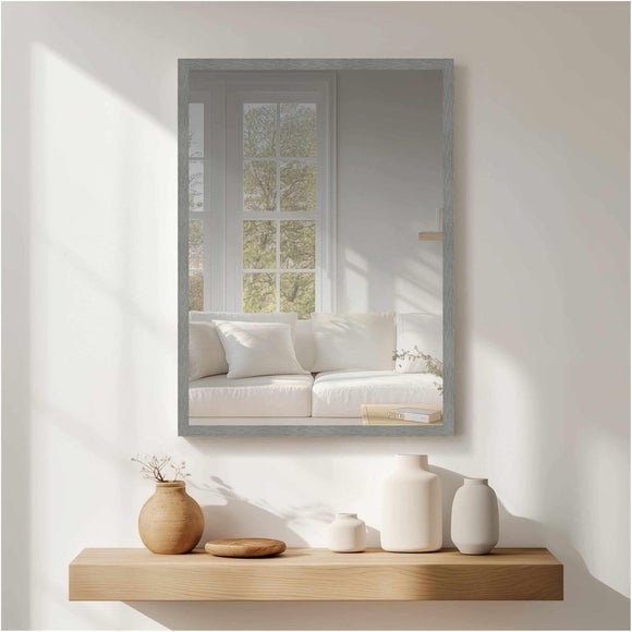 Nielsen Star Brushed Rectangle Wall Mirror