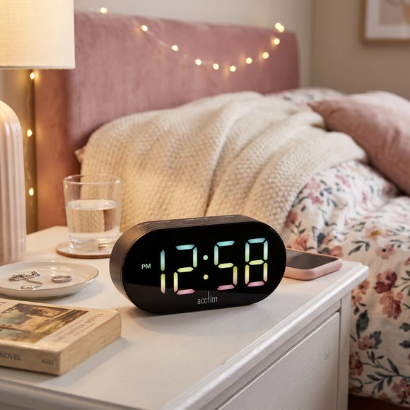 Acctim Lyra 2 Colour Fade Led Alarm Clock