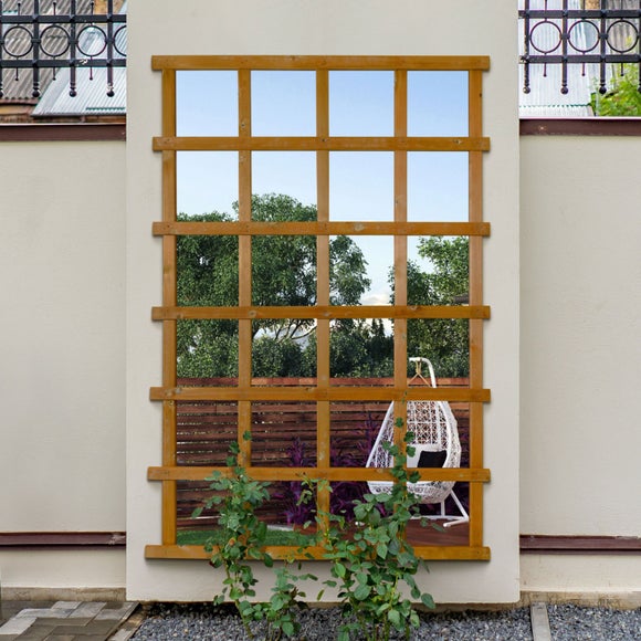 View Trellis Indoor Outdoor Wall Mirror View Trellis Indoor Outdoor Wall Mirror