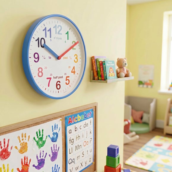Acctim Wickford Time Teaching Kids Wall Clock