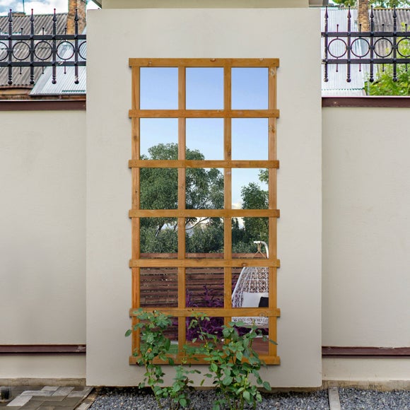 View Trellis Indoor Outdoor Wall Mirror View Trellis Indoor Outdoor Wall Mirror
