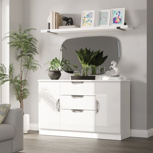 Rowe 2 Door 3 Drawer Wide Sideboard