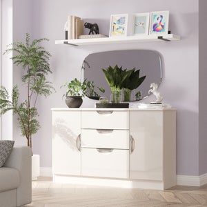 Rowe 2 Door 3 Drawer Wide Sideboard