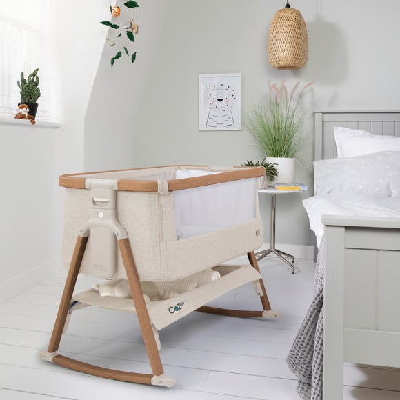 Return - Tutti Bambini CoZee Air Bedside Crib, Ecru Cream