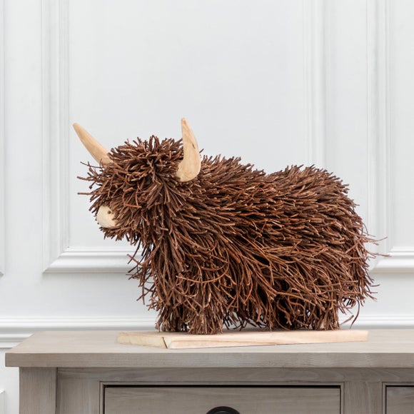 Return - Voyage Maison Hewie Standing Highland Cow Ornament
