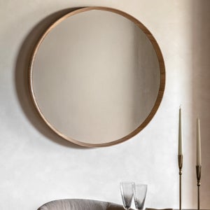 Cedar & Sage Haven Round Wall Mirror