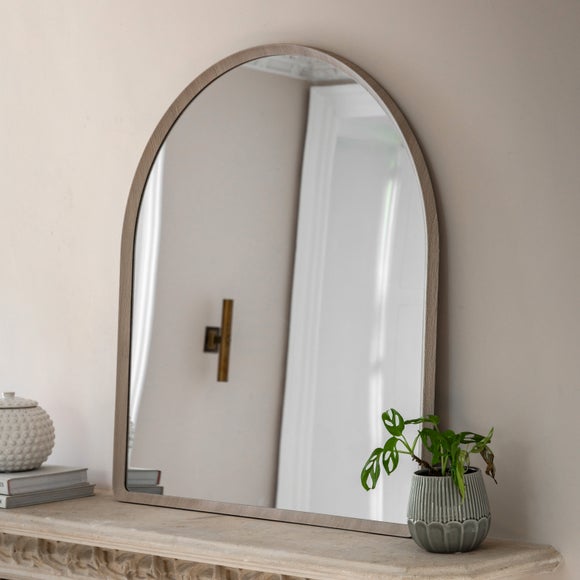 View Cedar & Sage Mesa Arched Overmantel Mirror